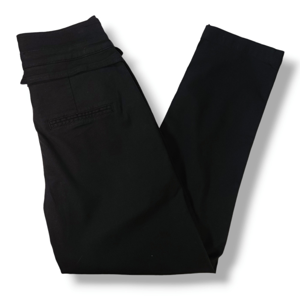 NWT Pistola Kori High Waisted Pleated Trouser Pants Sz. 27x29‎ Night Shift Black